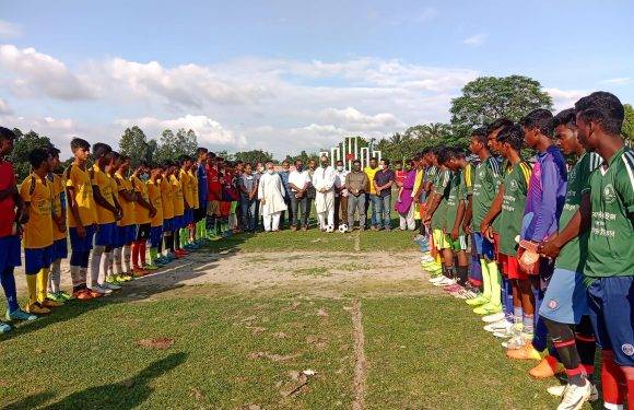 পীরগঞ্জে বঙ্গবন্ধু গোল্ডকাপ ফুটবল টুর্ণামেন্টের উদ্বোধন