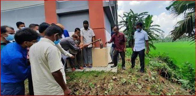 বোচাগঞ্জে হাটরামপুর  কলেজে সাইকেল স্যান্ড  এর ভিত্তিপ্রস্তর  স্থাপন