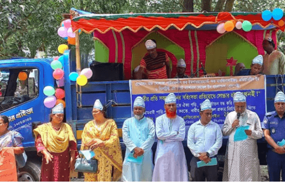 পীরগঞ্জে নারীর প্রতি সহিংসতা প্রতিরোধে ক্যাম্পেইন